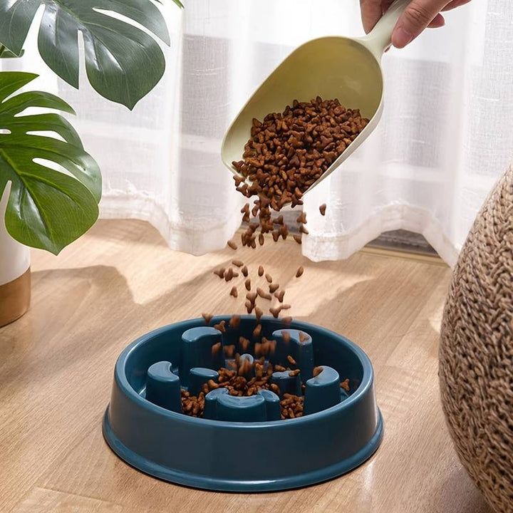 Slow release dog food hot sale bowl